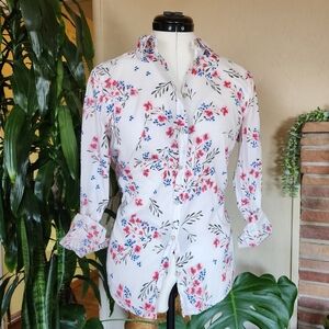 United Colors of Benetton Floral Button Up Small